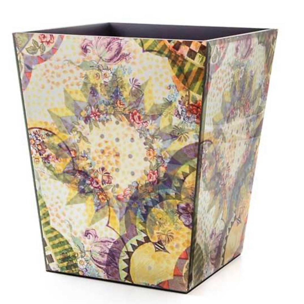 MacKenzie-Childs Collage Waste Bin